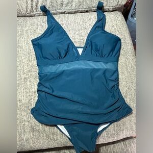 Suuksess bathing suit, dark teal, size medium (8-10)